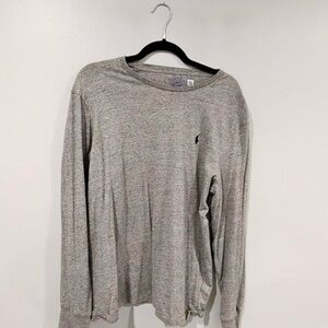 Polo by Ralph Lauren Gray Long Sleeve Tee